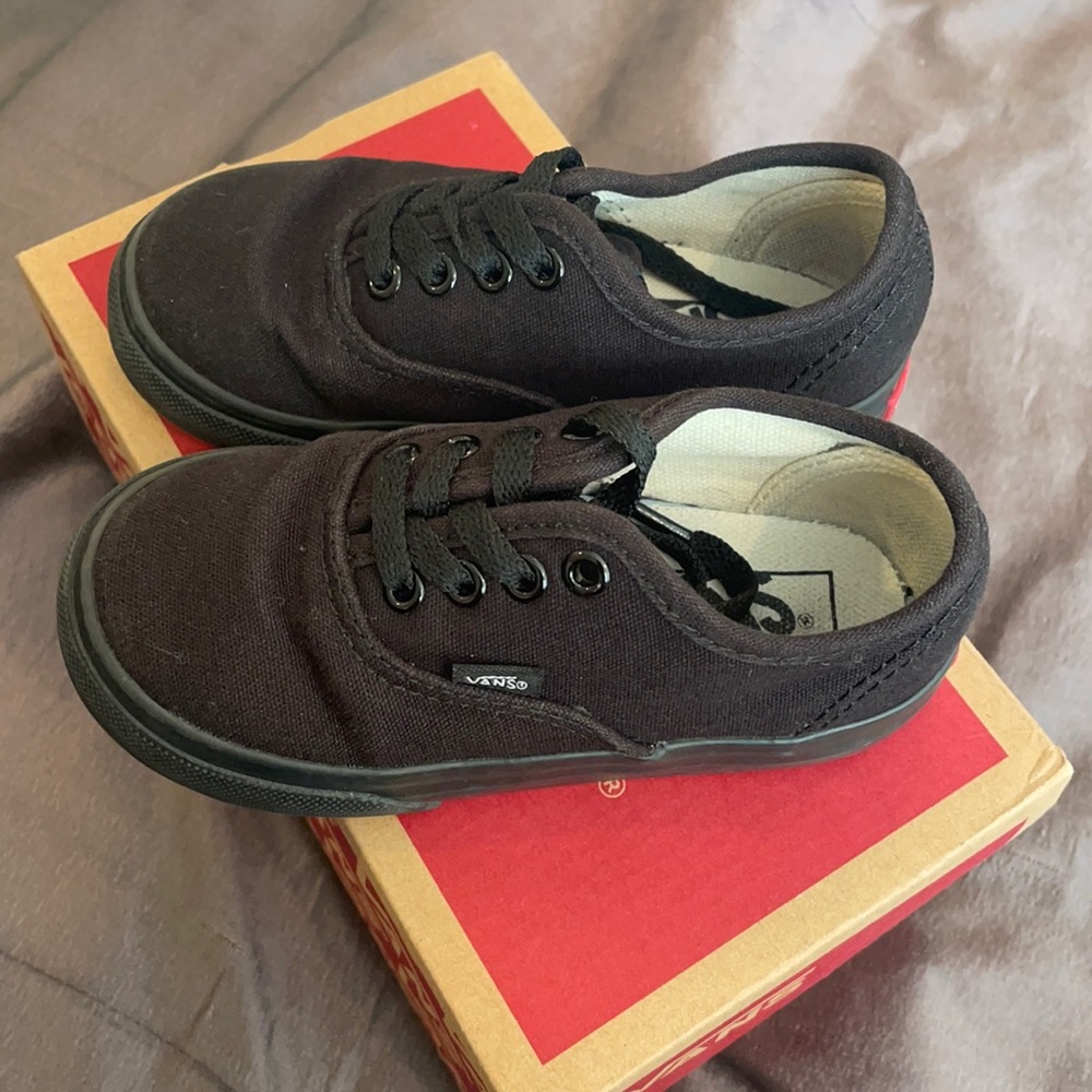 Toddler Black Vans